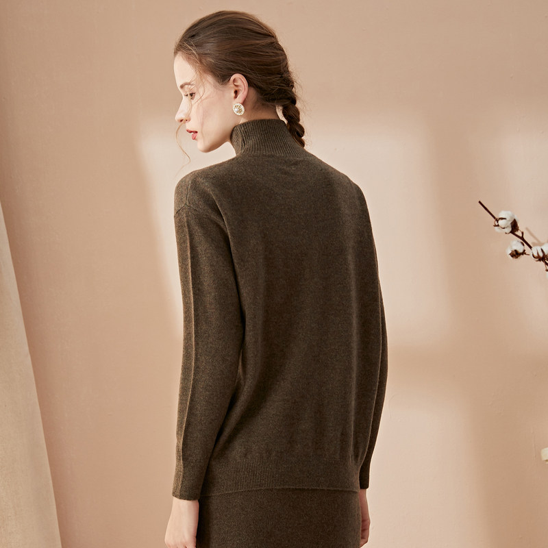  名人瑞裳毛针织衫