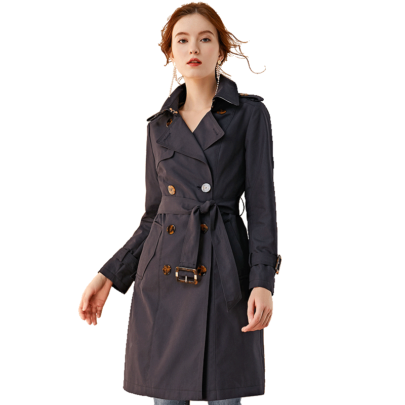 名人瑞裳2020流行女装新款春装风衣 名人瑞裳风衣