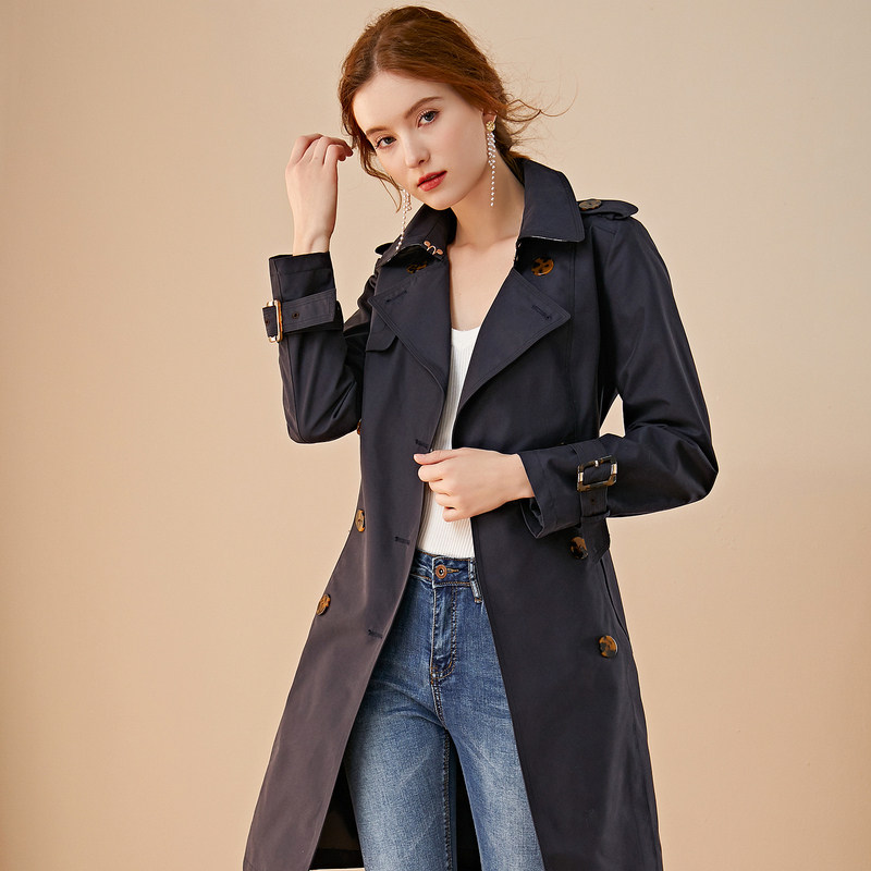 名人瑞裳2020流行女装新款春装风衣 名人瑞裳风衣