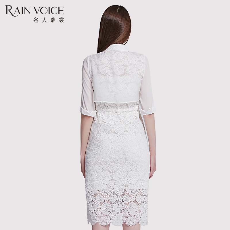 名人瑞裳秋季新款欧美简约连衣裙 名人瑞裳连衣裙