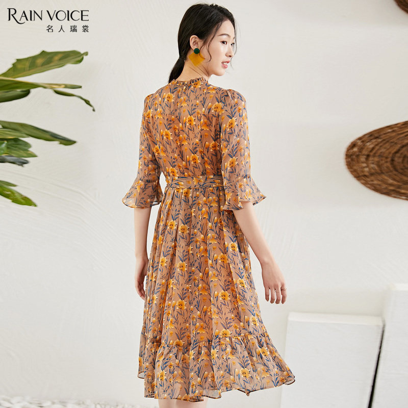 2018夏季新款名人瑞裳ins超火的 名人瑞裳连衣裙