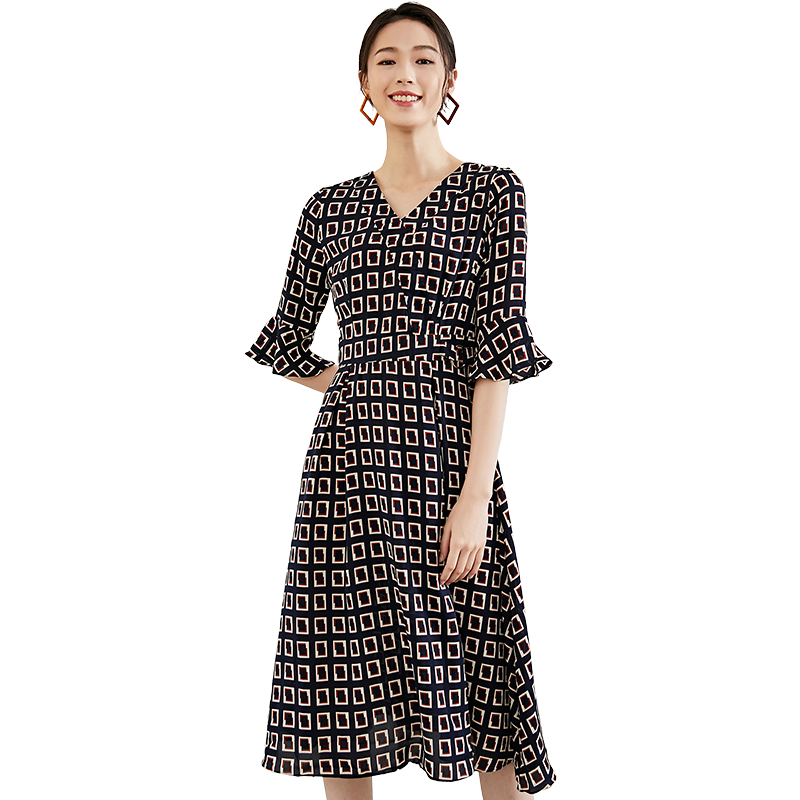 2018夏季新款名人瑞裳ins超火的 名人瑞裳连衣裙