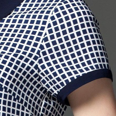 夏季新款名人瑞裳中长款通勤连衣裙 名人瑞裳连衣裙