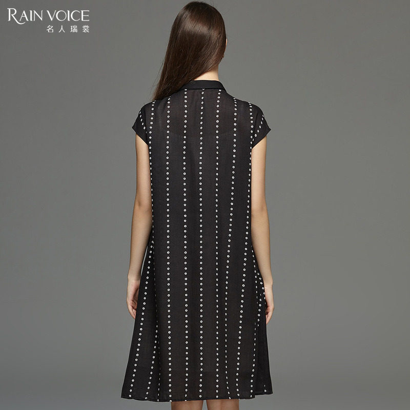 名人瑞裳夏装新款休闲中长款衬衫 名人瑞裳连衣裙