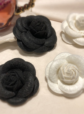 山茶花小香风胸花胸针中古