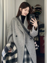 2023 new Korean teas what about the small sub in the womens coat and the fur coat autumn and winter advanced feelings Herbenwind