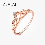 Модное золотое ювелирное украшение, обручальное кольцо, 18 карат, розовое золото