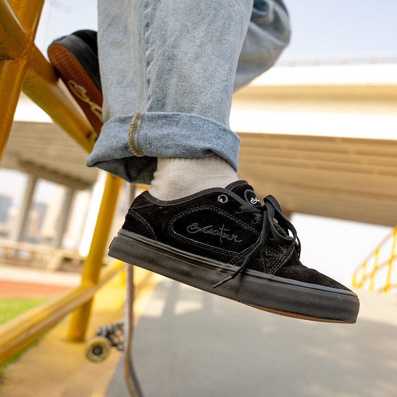 「老款尾货清仓」持高滑板鞋ouramateur蓝色红色 翻毛皮硫化鞋,淘宝优惠券,粉丝福利购,淘宝优惠卷