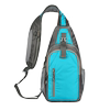 Chest bag for men and women, contrasting color side shoulder bag crossbody climbing
