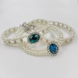 Воротник -воротник Quinn Princess Wind Retro ношение жемчужного цвета бриллиантовые кошки, собаки фотосессочные аксессуары украшения