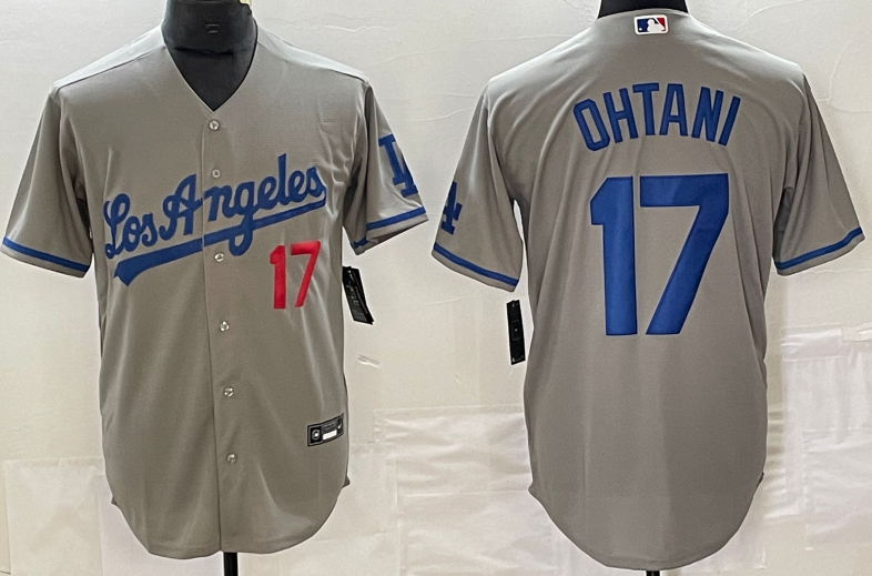 洛杉矶道奇队 大谷翔平球衣 dodgers 17号OHTANI Shohei 棒球服 - 图2