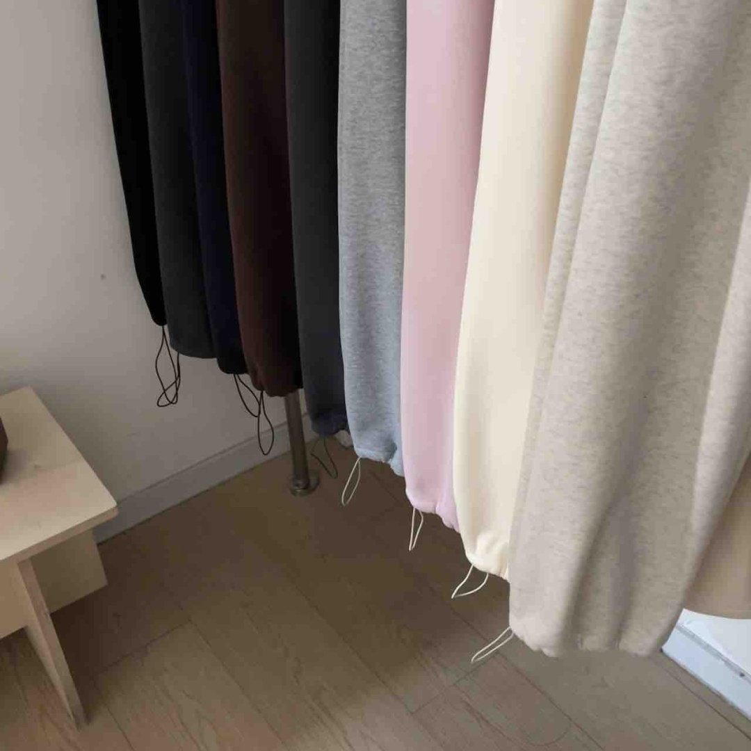 韩系25年冬韩版女生抽绳二穿加绒卫裤女士休闲裤直筒运动束脚裤子,淘宝优惠券,粉丝福利购,淘宝优惠卷