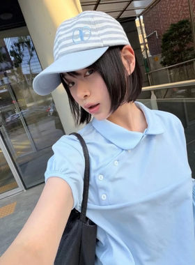 ason神仙藤井树同款条纹棒球帽子
