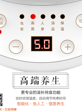 燕窝炖盅虫草专用全自动智能