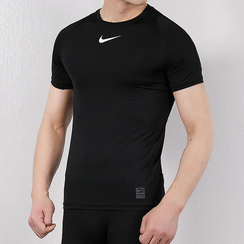 Nike耐克男短袖PRO運動緊身衣籃球足球訓練半袖速幹T恤健身壓縮衣