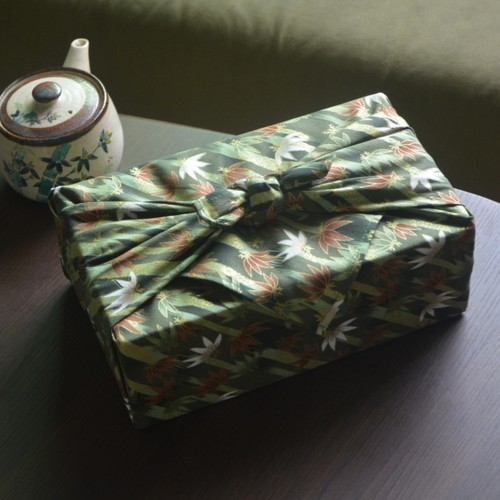 日式和风桌布包裹布风吕敷便当布包袱皮新年圣诞节礼盒包装布 竹 - 图0