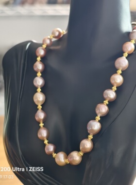 2025颈链新款超美复古渐变紫巴洛克奢小众套装优雅气质锁骨链套装