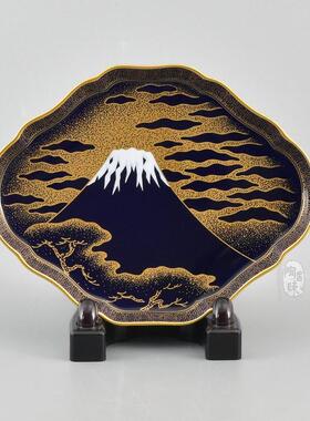香兰社陶瓷装饰盘子摆件日本正品