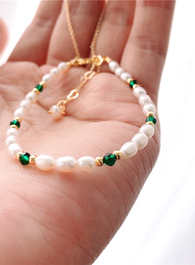 韩国祖母绿色水晶锆石