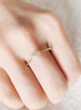 韩版气质优雅s925纯银镀14K