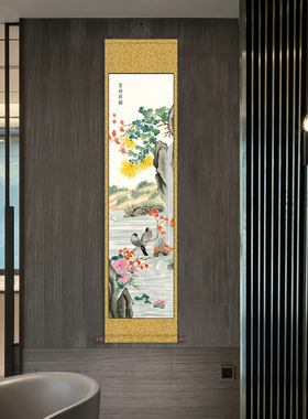 名家花鸟书法挂画仿古卷轴字画八大山人临兰亭序明唐寅吴门避暑诗