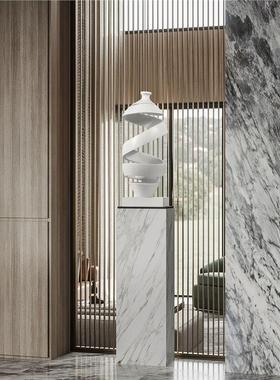 酒店样板间走廊过道抽象雕塑艺术品玄关摆件创意木雕室内软装摆设