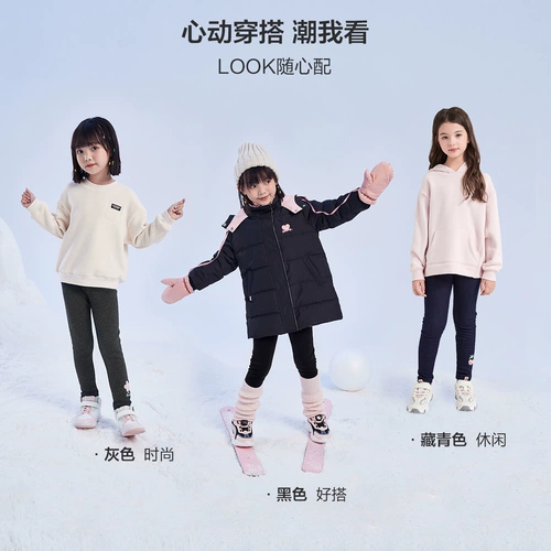 Флисовые демисезонные леггинсы, черные детские удерживающие тепло штаны, детская одежда, в западном стиле