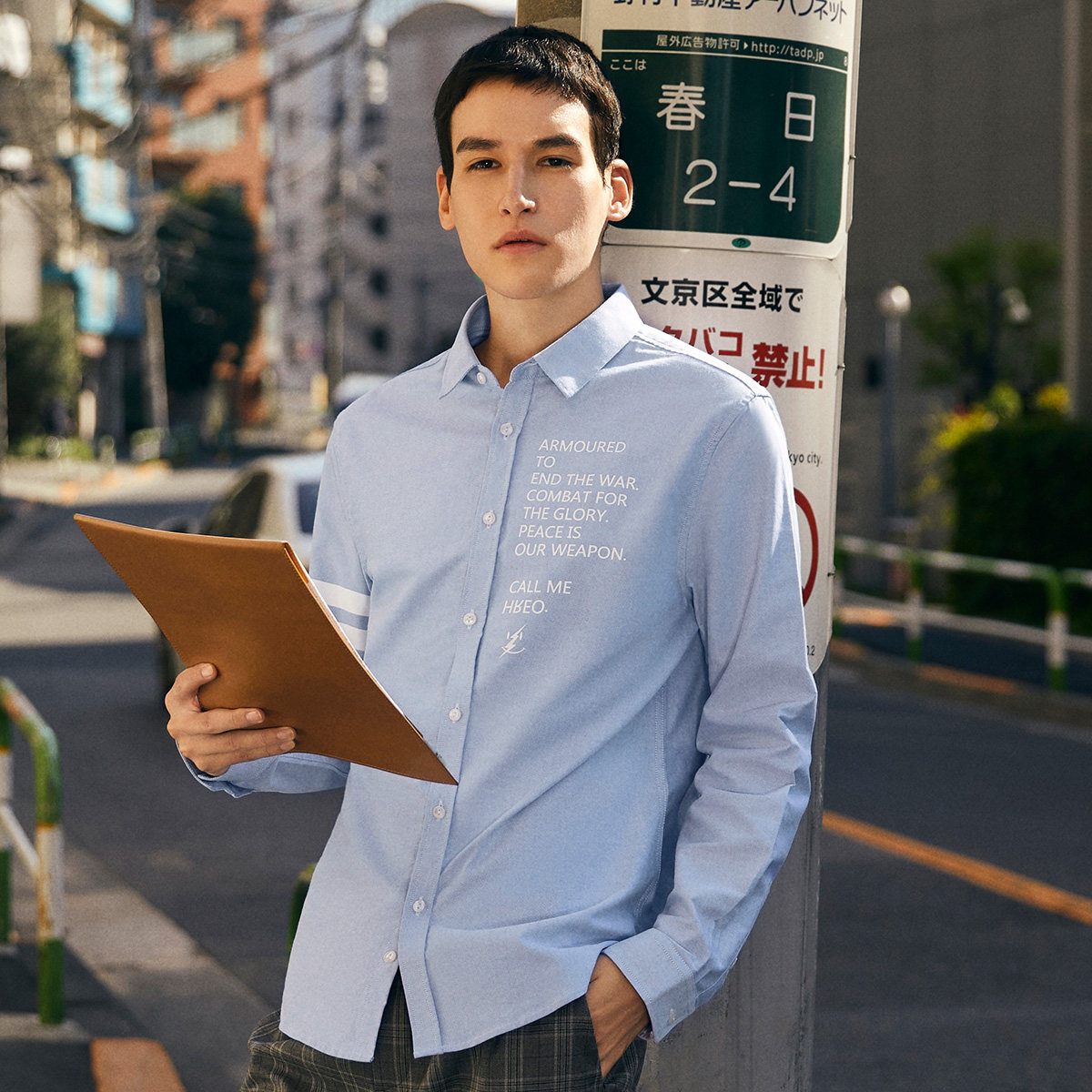 马克华菲长袖男春夏新款印花衬衫 马克华菲衬衫