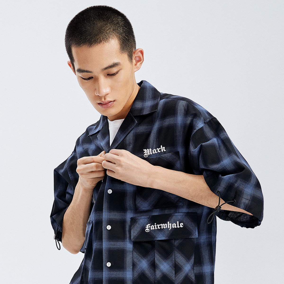 马克华菲短袖男士2020夏季新款衬衫 马克华菲衬衫