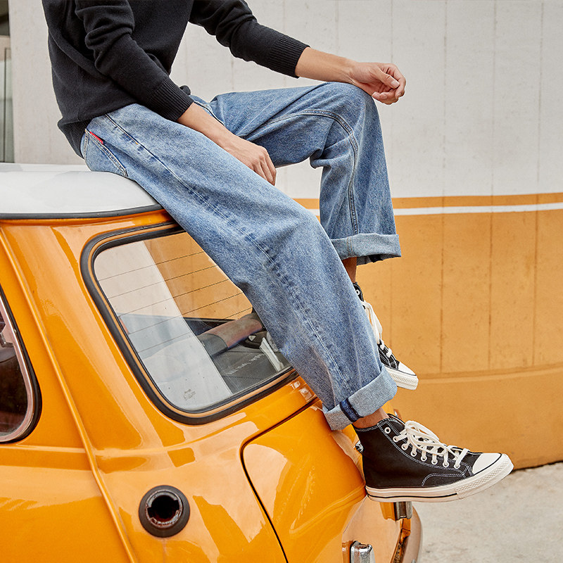 马克华菲潮牌2020秋季新款男牛仔裤 马克华菲牛仔裤