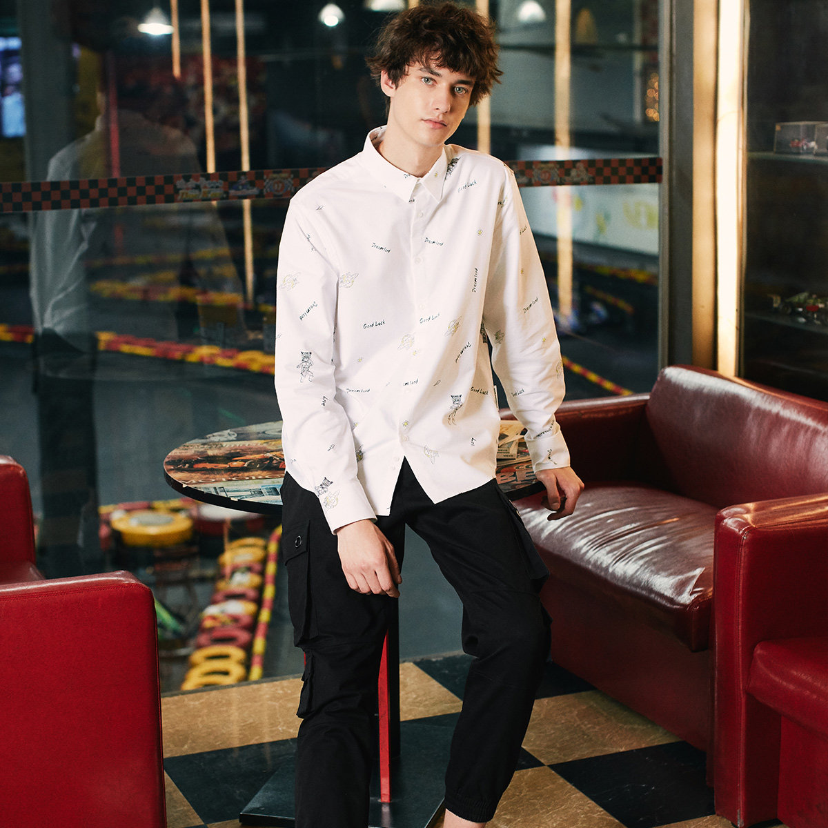 马克华菲长袖男士2020秋季新款衬衫 马克华菲衬衫