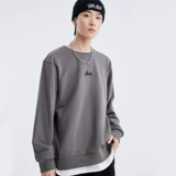 Осенняя базовая толстовка для влюбленных, с вышивкой, свободный крой