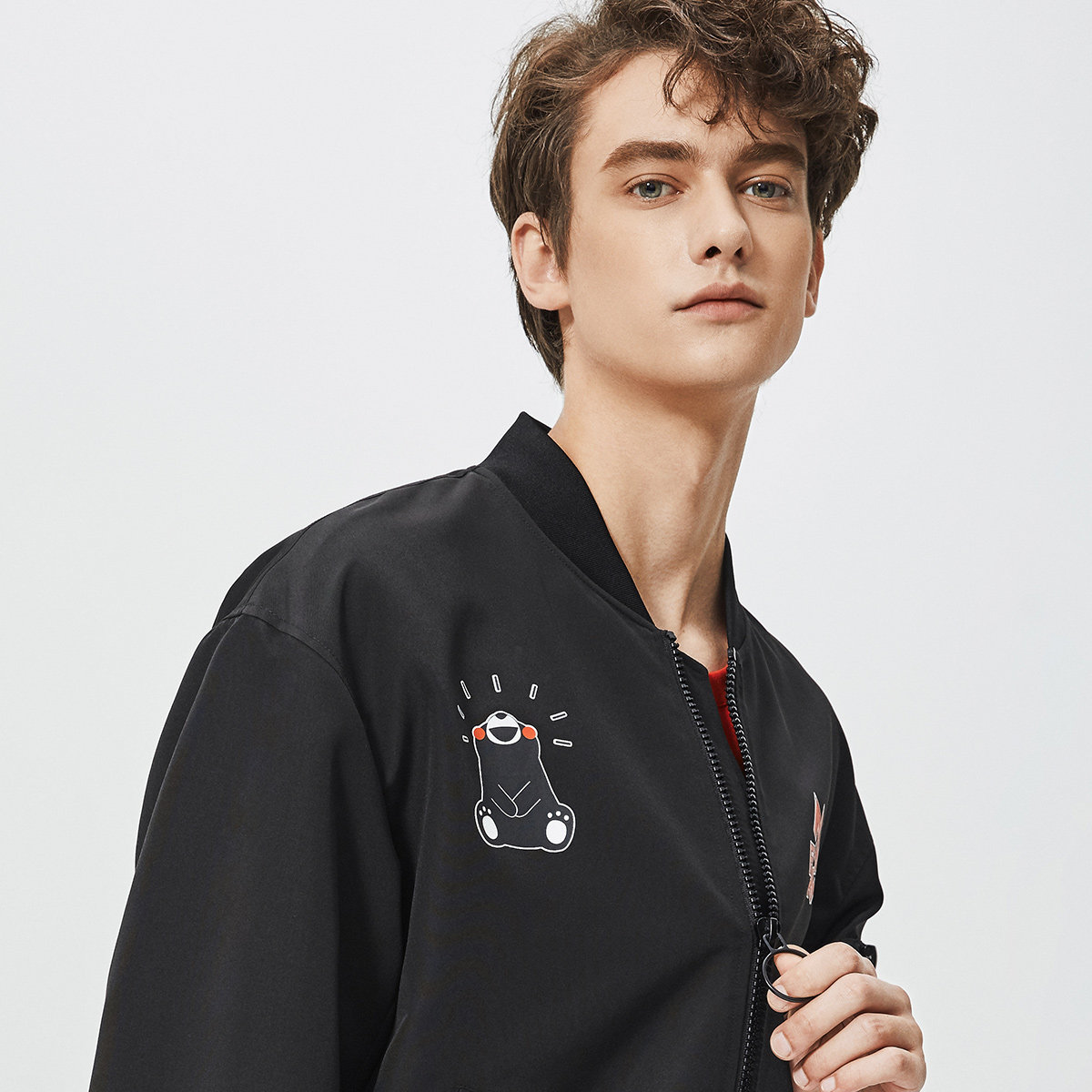 马克华菲潮牌熊本熊联名夹克棒球服 马克华菲夹克