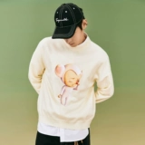 Осенний свитер подходит для мужчин и женщин, трендовый мультяшный трикотажный кардиган для влюбленных