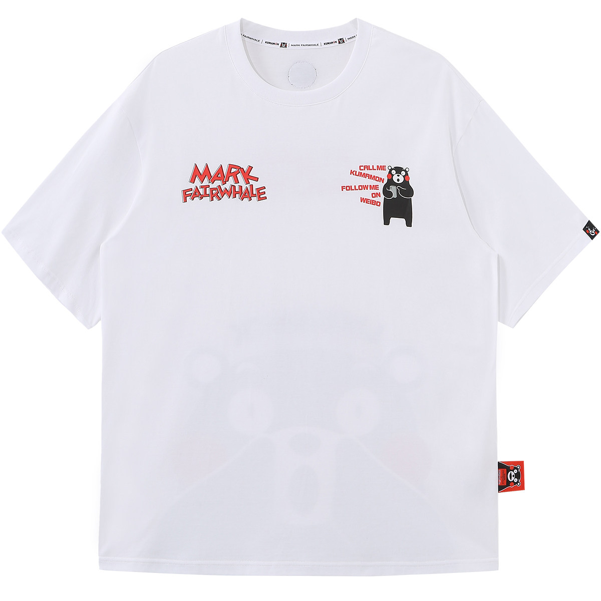 b马克华菲熊本熊联名款短袖潮t恤 马克华菲T恤