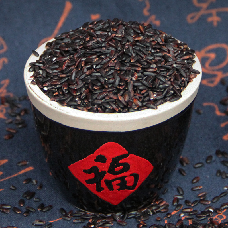 【5斤装】沂蒙黑米优质黑糙米黑香米粗粮黑大米五谷杂粮食2500g - 图1