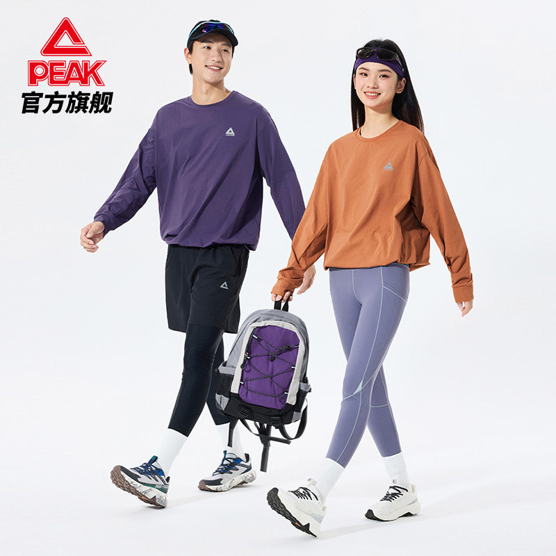 匹克采风丨速干防晒T恤长袖运动跑步轻薄卫衣男秋休闲骑行上衣女