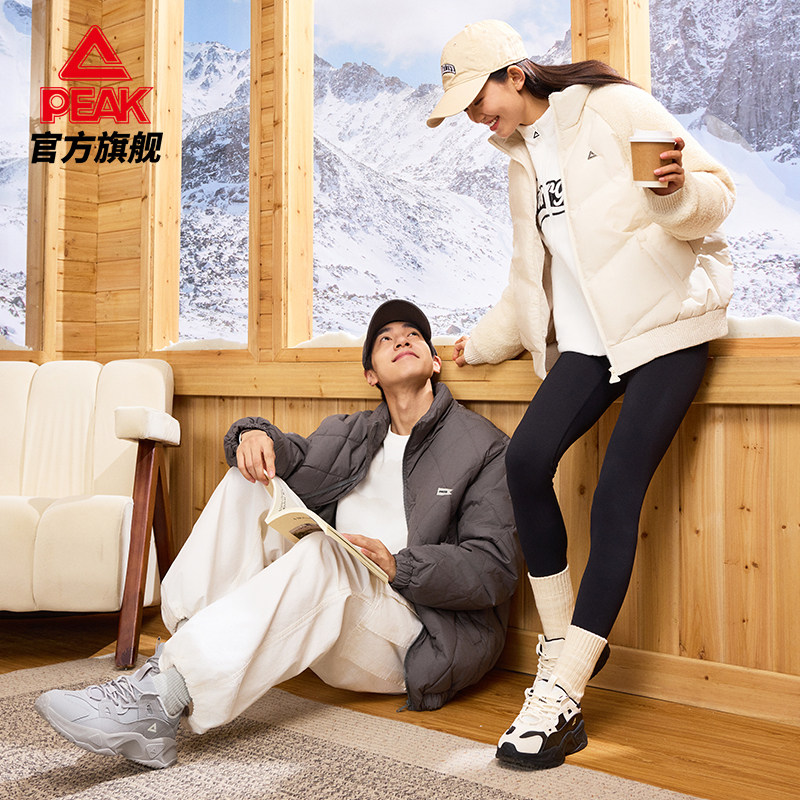 匹克棉鞋男女鞋秋冬新款加绒保暖厚底增高复古百搭走路休闲运动鞋,淘宝优惠券,粉丝福利购,淘宝优惠卷