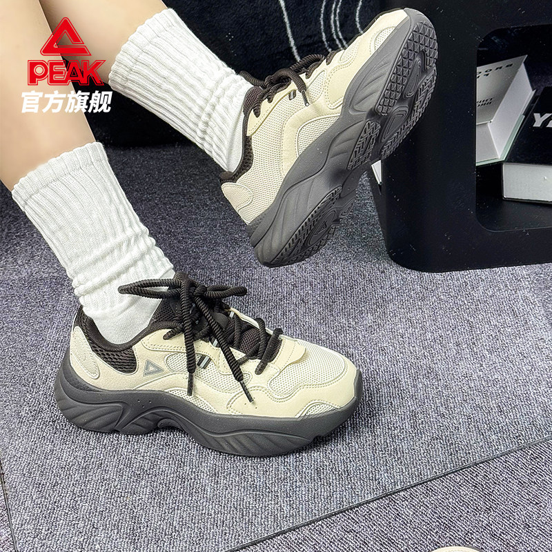 匹克小胖鞋秋季新款休闲鞋女鞋复古潮流增高厚底老爹鞋运动鞋,淘宝优惠券,粉丝福利购,淘宝优惠卷