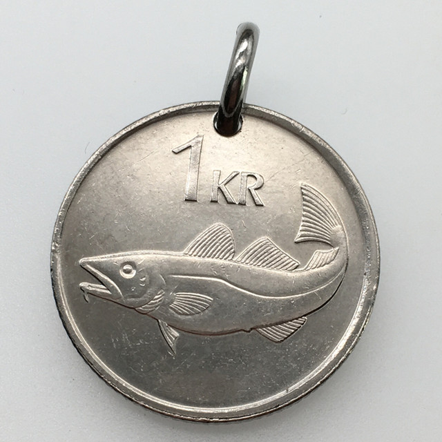 Icelandic patron saint giant original personalized coin stone