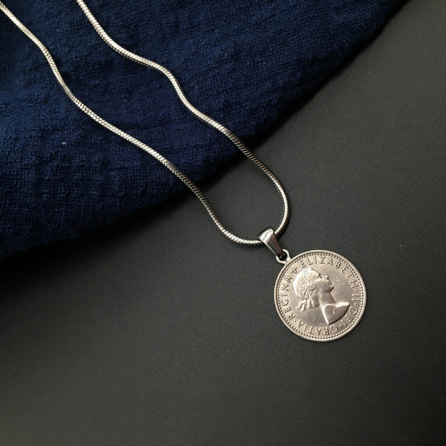 Genuine Lucky Coin British 6p Coin Pendant