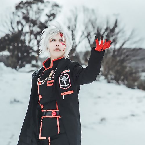 驱魔格雷少年亚连沃克cos服 黑色教团cosplay服装男 全套现货促销 - 图0