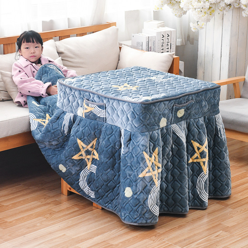 电炉罩烤火罩正方形烤火被子桌罩电暖炉冬季取暖新款加绒加厚夹棉,淘宝优惠券,粉丝福利购,淘宝优惠卷