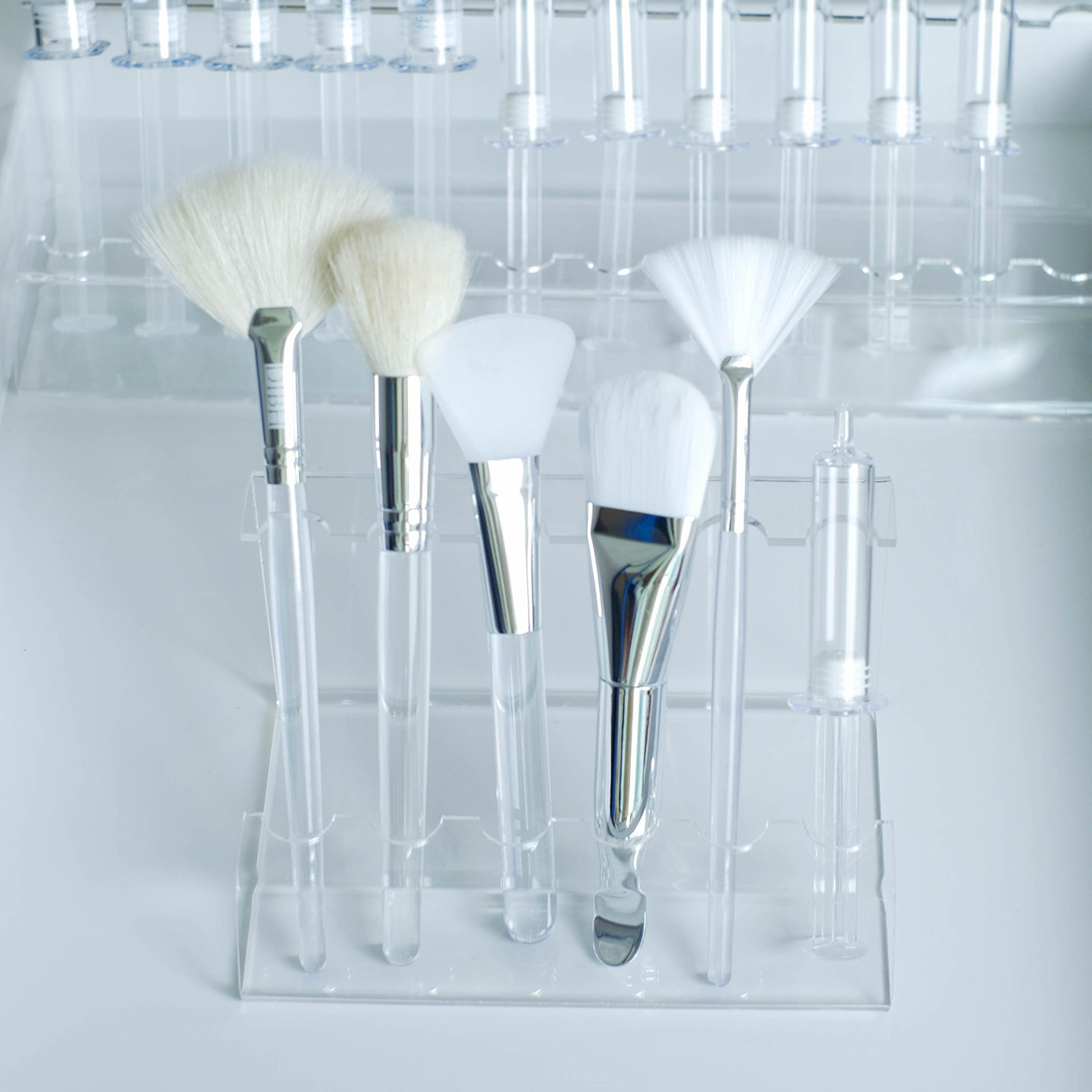 护肤品晾晒摆放眉笔面膜刷毛刷旅行便携精华液炫彩皮肤管理工具,淘宝优惠券,粉丝福利购,淘宝优惠卷