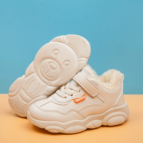 Туфли для мальчиков, утепленная детская удерживающая тепло зимняя спортивная обувь, коллекция 2023