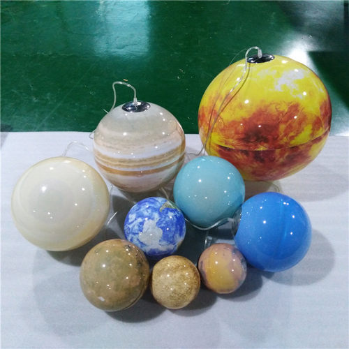 专业生产亚克力星球仪 主题装饰吊灯九大发光星球主题吊灯 - 图0