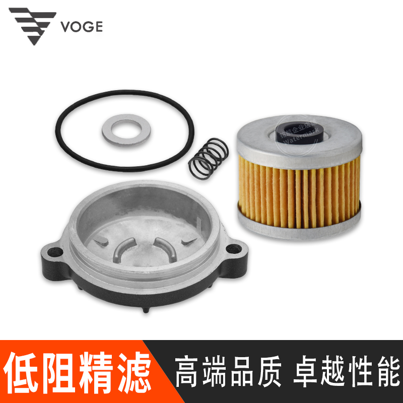 VOGE无极250RR恒舰S5 LX250GS-3隆鑫KE250发动机原装机油滤芯正品 - 图2