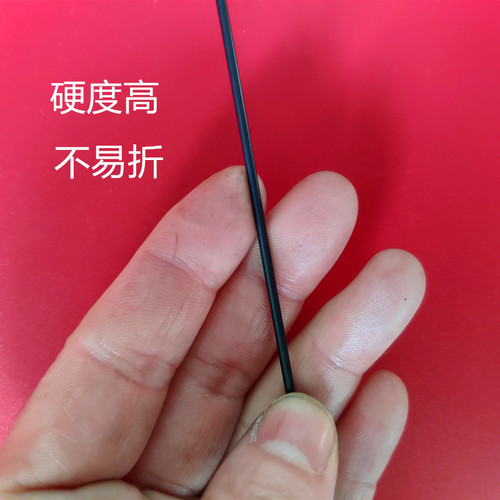黑色钢线直刚条弹簧钢锚钩钢丝 1.5 1.8 2 1.2 1.3超硬钢鱼钩铁丝 - 图2