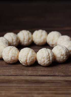 象牙果雕刻手串霸王貔貅有求必应手把件猛犸象牙男女佛珠工艺饰品