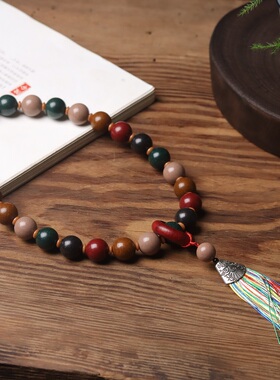 五行中药合香珠手串汽车挂件